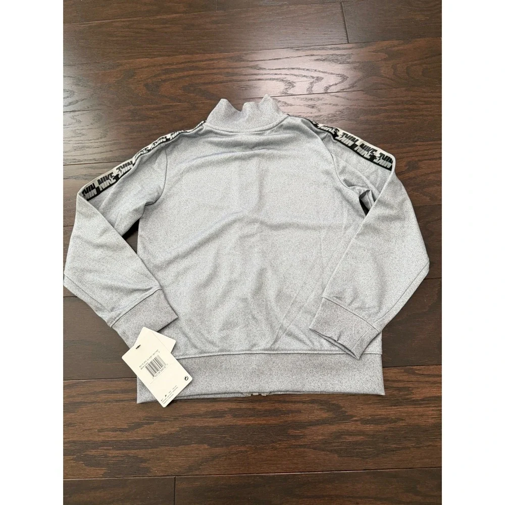 Nike Kids Grey Heathered Tracksuit 2-Piece Set Jacket and Joggers Size7 L 6-7YRS